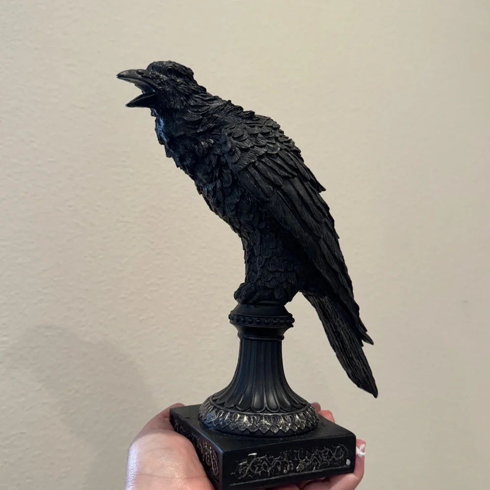 Crow taper Candle Holders pair - Picture 16 of 16